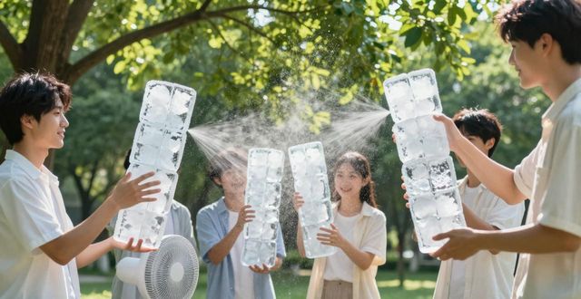 大冰块降温方法_光明区夏季防暑降温大冰块_大冰块户外活动使用时长